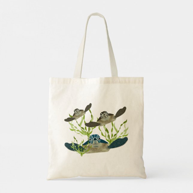 Sea Turtles Totebag Tote Bag (Back)