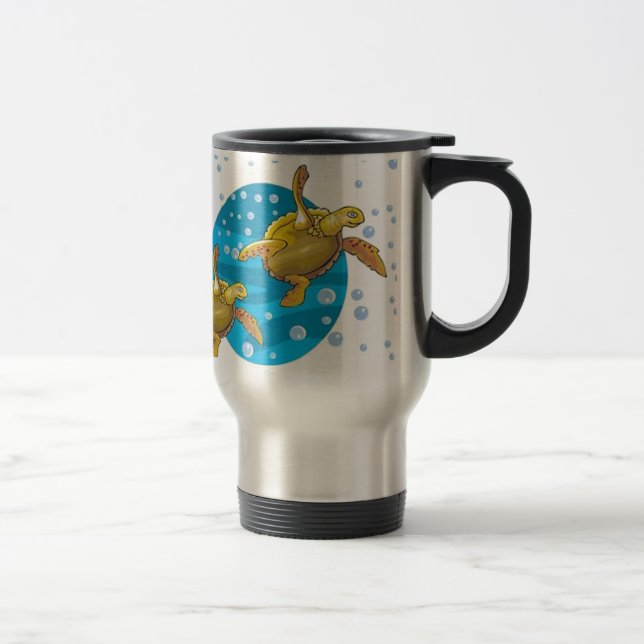 Sea Turtles Travel Mug (Right)