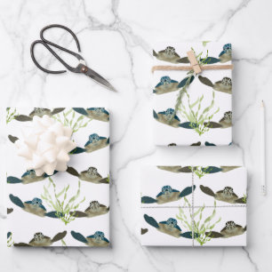 Sea Turtles Wrapping Paper Sheets