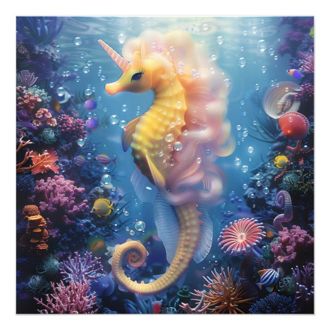Sea-Unicorn #2 Photo Print (Front)