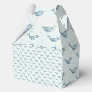Sea Unicorn Narwhal Favour Box
