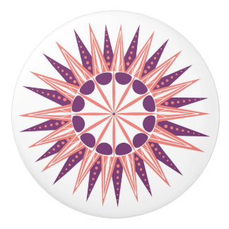 Sea Urchin  Ceramic Knob