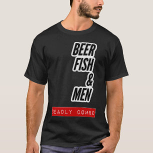 Sea Vee Boat with American Flag T-Shirt