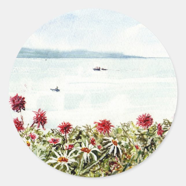 'Sea View' Sticker (Front)