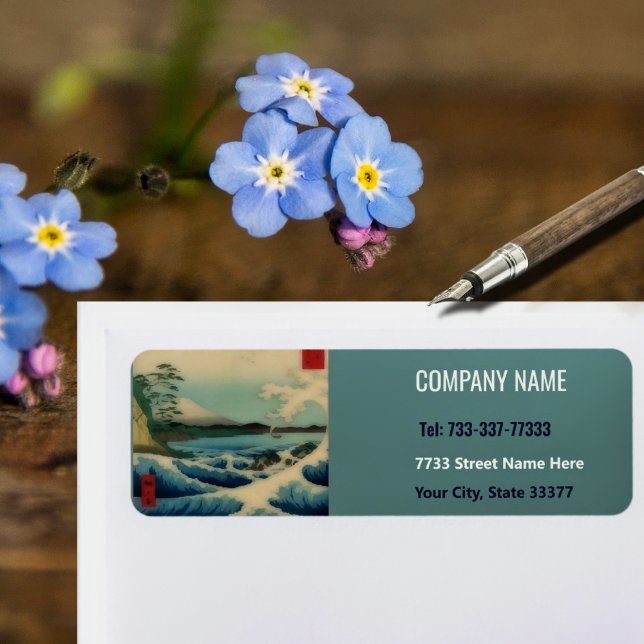 Sea view with the Mount Fuji Label (Creator Uploaded)