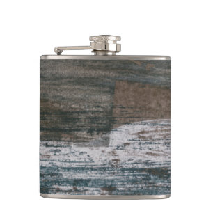 Sea Wall II Hip Flask