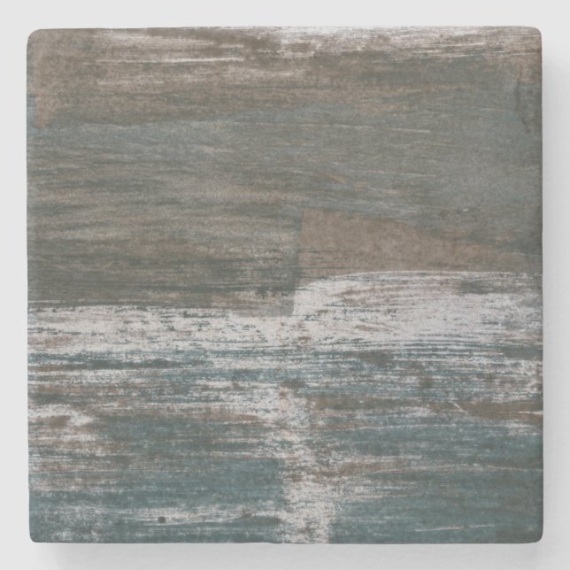 Sea Wall II Stone Coaster (Front)