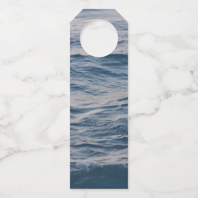 Sea water    bottle tag (Front)