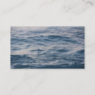 Sea water closeup  business card