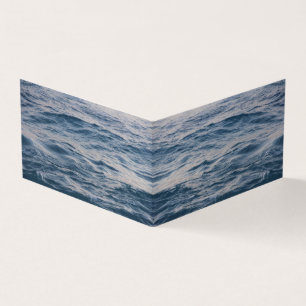 Sea water closeup  business card