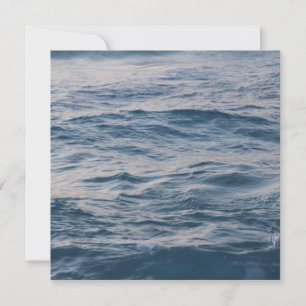 Sea water closeup card