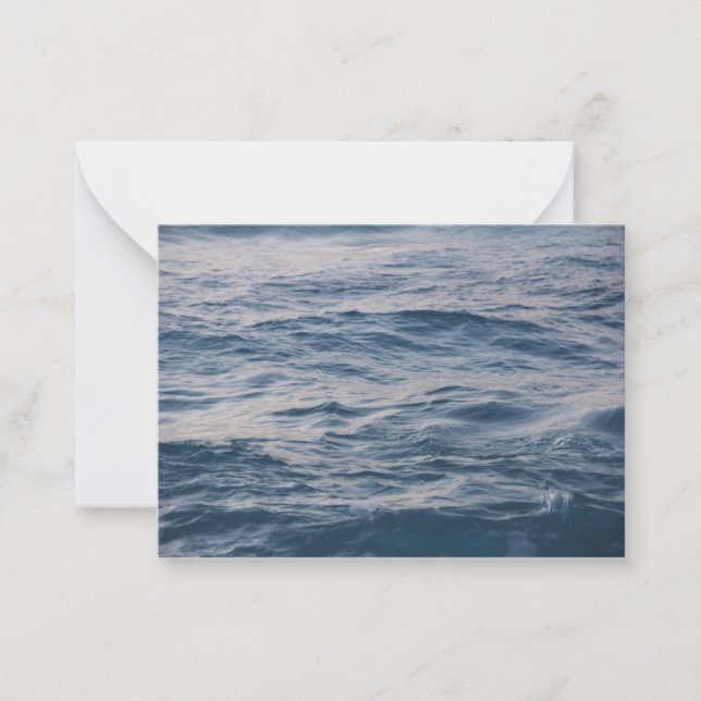 Sea water closeup card (Front)