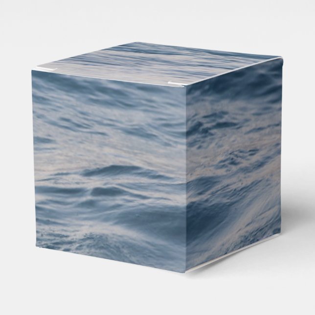 Sea water closeup  favour box (Front Side)