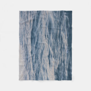 Sea water closeup  fleece blanket