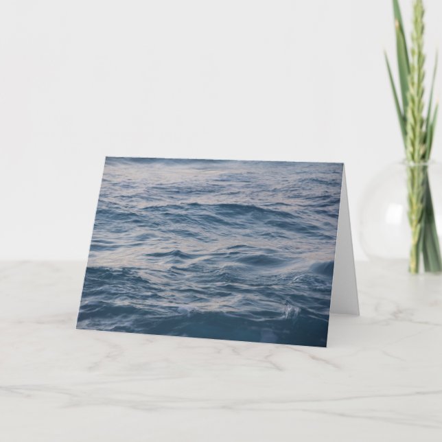 Sea water closeup   invitation (Front)