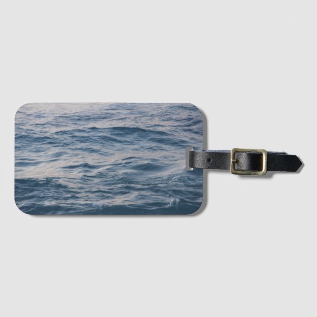 Sea water closeup  luggage tag (Front Horizontal)