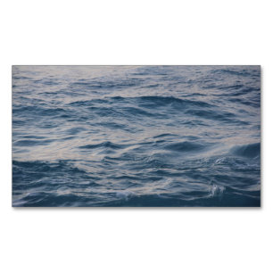 Sea water closeup magnetic business card