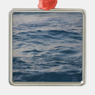 Sea water closeup metal tree decoration