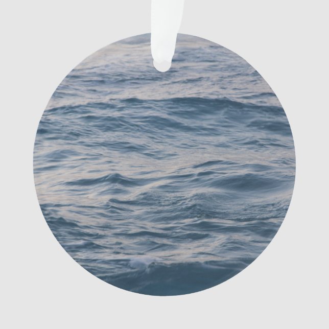 Sea water closeup   ornament (Front)