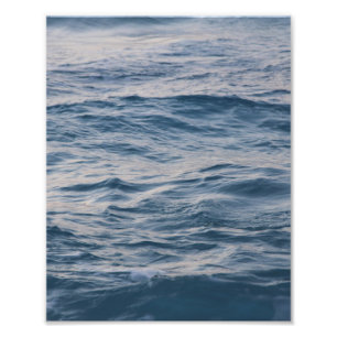 Sea water closeup photo print