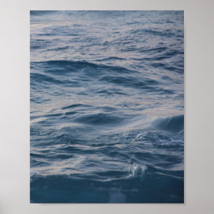 Sea water closeup poster