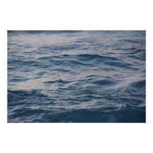 Sea water closeup  poster