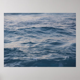 Sea water closeup poster
