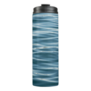 Sea water in the morning thermal tumbler