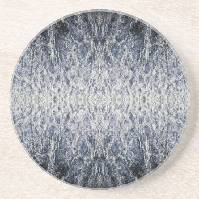 Sea water pattern coaster (Front)