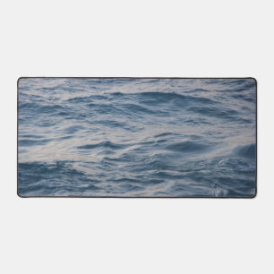 Sea Water Ripple Close-Up Photo Desk Mat