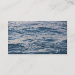 Sea Water Ripple Close-Up Photo Enclosure Card