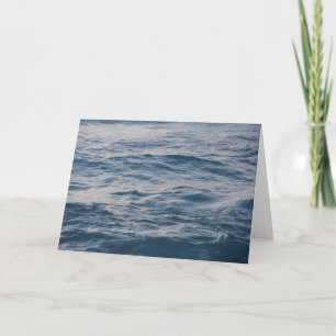 Sea Water Ripple Close-Up Photo Invitation
