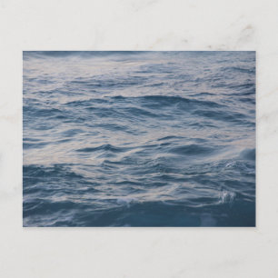Sea Water Ripple Close-Up Photo Postcard