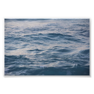 Sea Water Ripple Close-Up Photo Print
