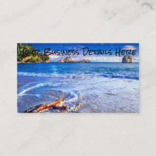 Sea Wave Beach Ocean View Business Card