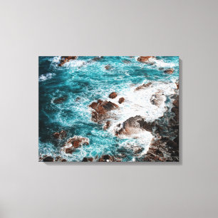 Sea waves canvas print