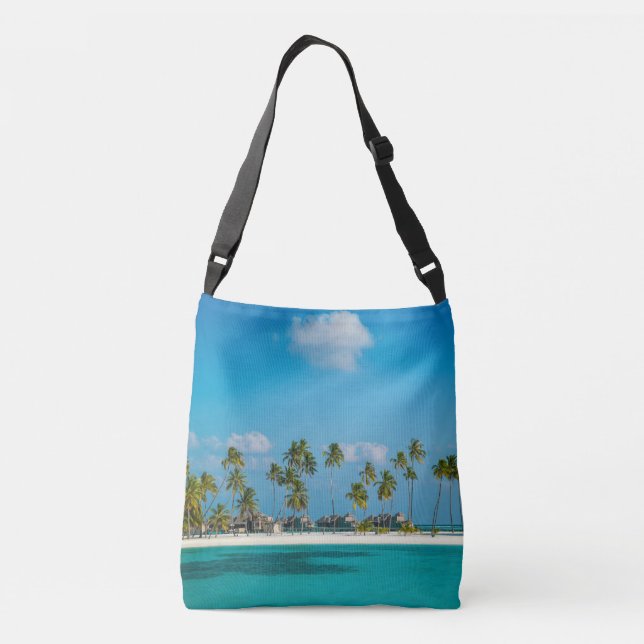Sea Waves Crossbody Bag (Back)