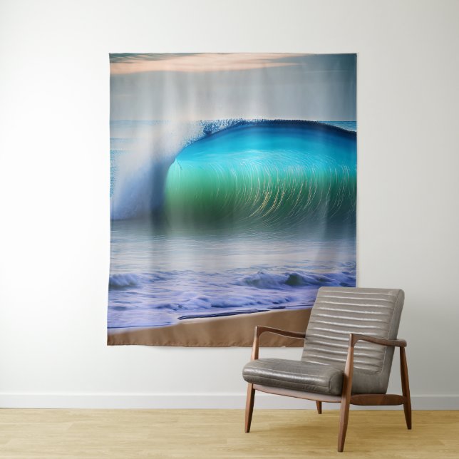 Sea Waves in the Ocean Tapestry (In Situ)