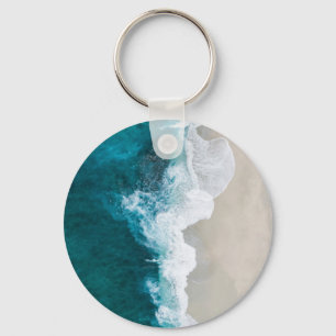Sea Waves - Maldives Shore Key Ring