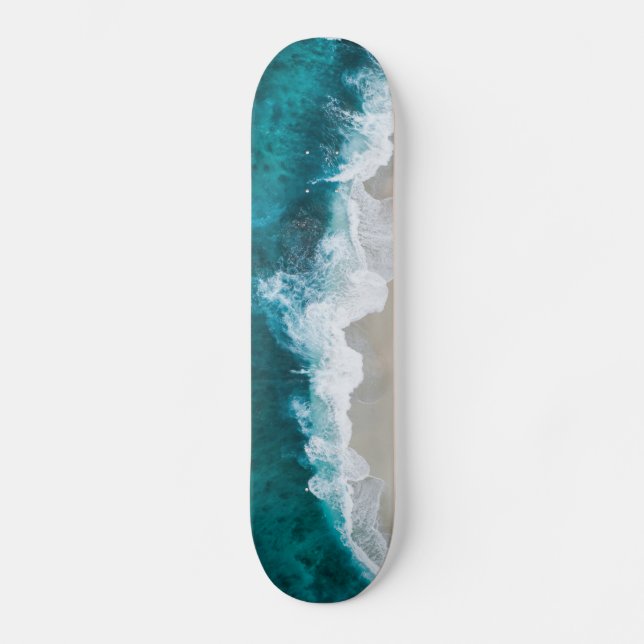 Sea Waves - Maldives Shore Skateboard (Front)