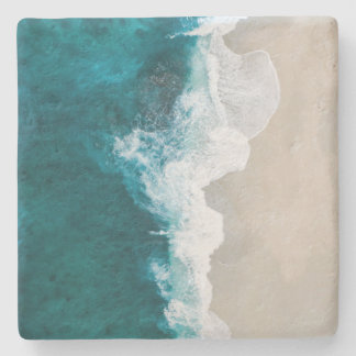 Sea Waves - Maldives Shore Stone Coaster