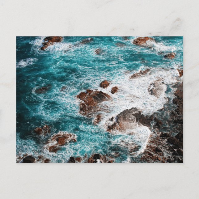 Sea waves postcard (Front)