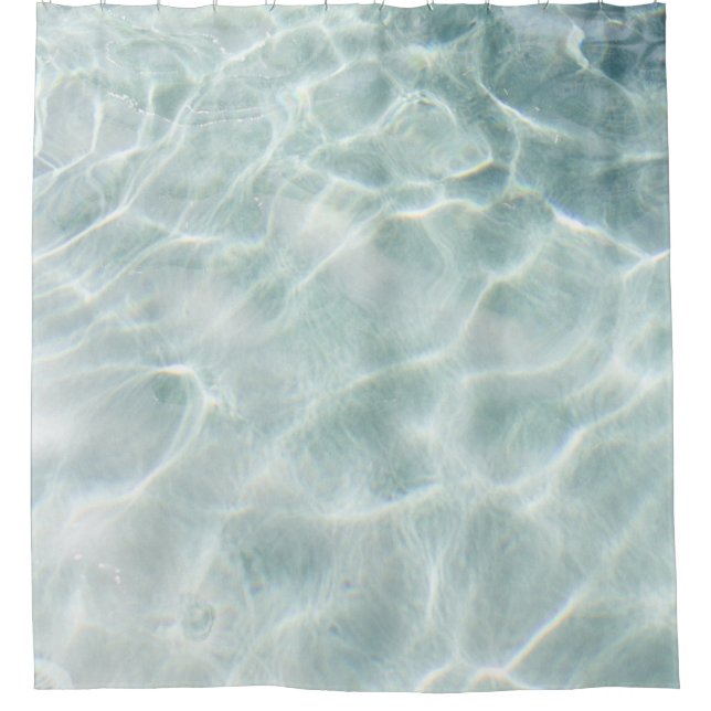 Sea Waves Shower Curtain (Front)