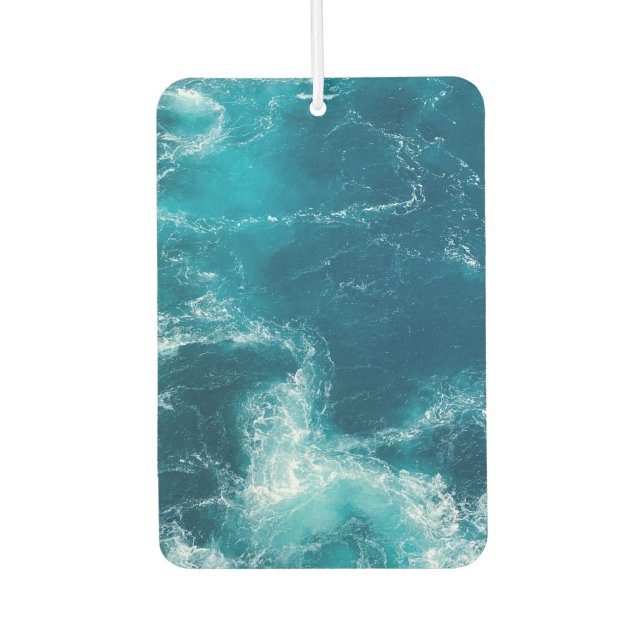 Sea waves when sailing car air freshener (Front)