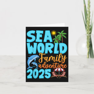 Sea World Dolphin Family Adventure Trip 2025 Sprin Card