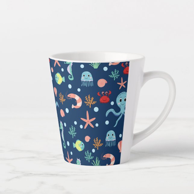 Sea World Latte Mug (Right)