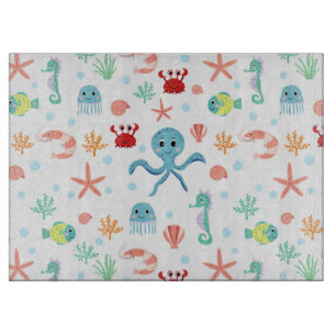 Sea World pattern Cutting Board
