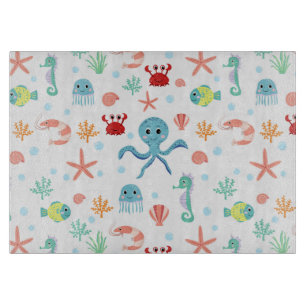 Sea World pattern Cutting Board