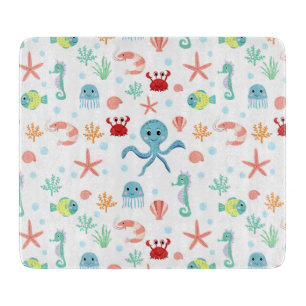 Sea World pattern Cutting Board