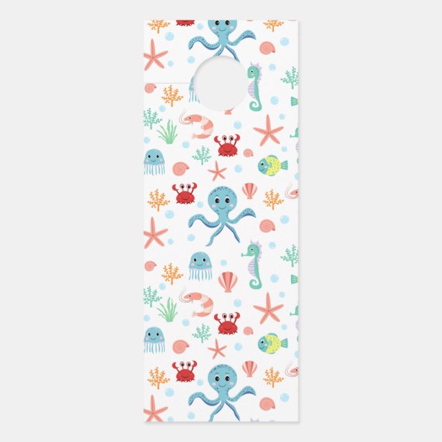 Sea World pattern Door Hanger (Front)